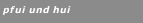 pfui und hui